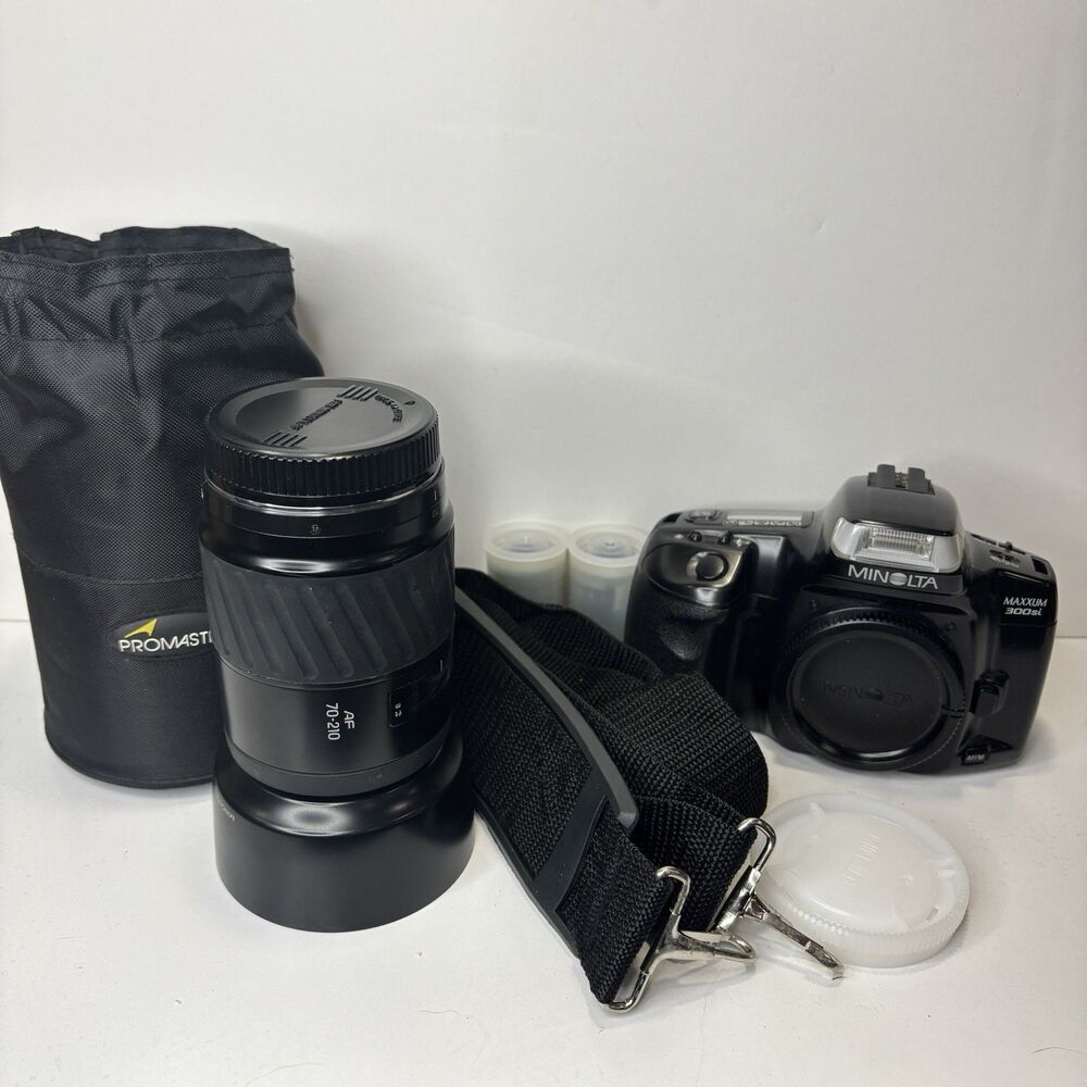 Minolta Maxxum 300si Film Camera Lot